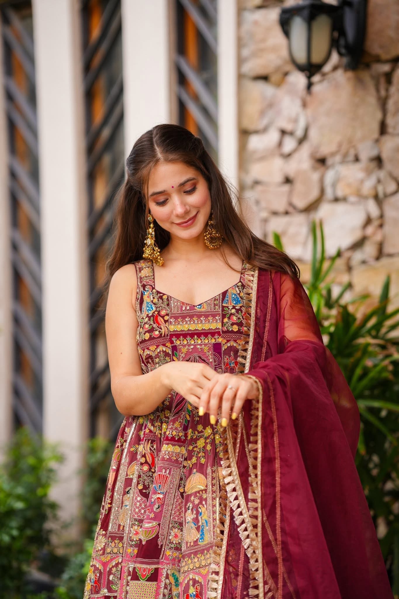 Jharokha Heavy Maxi Set