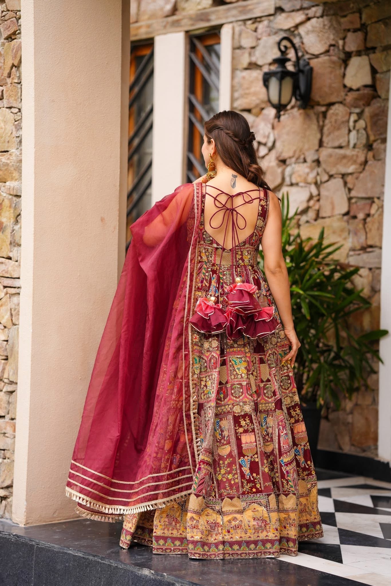 Jharokha Heavy Maxi Set