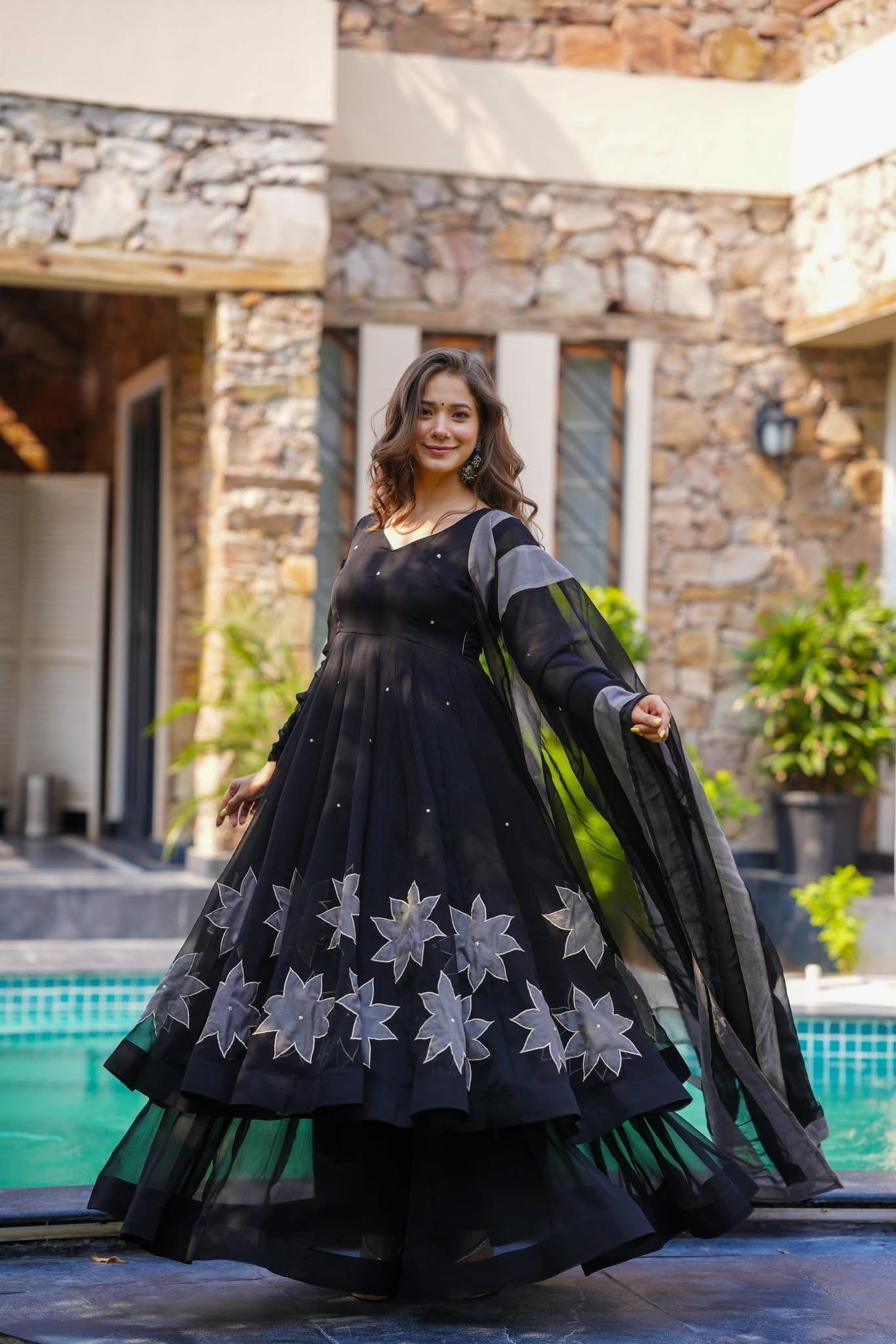 Zaafira Black Kurta Set