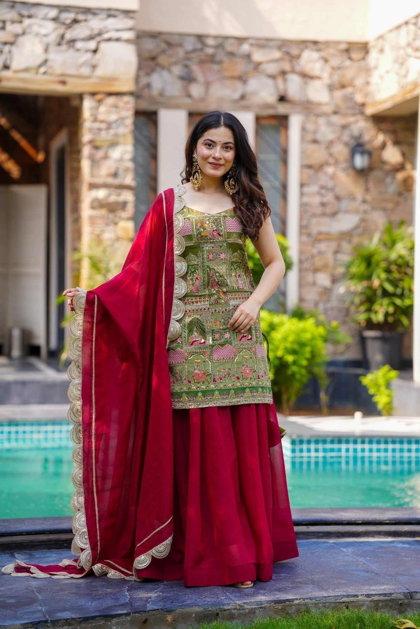 Pankhuri Embroidered Kurta Set