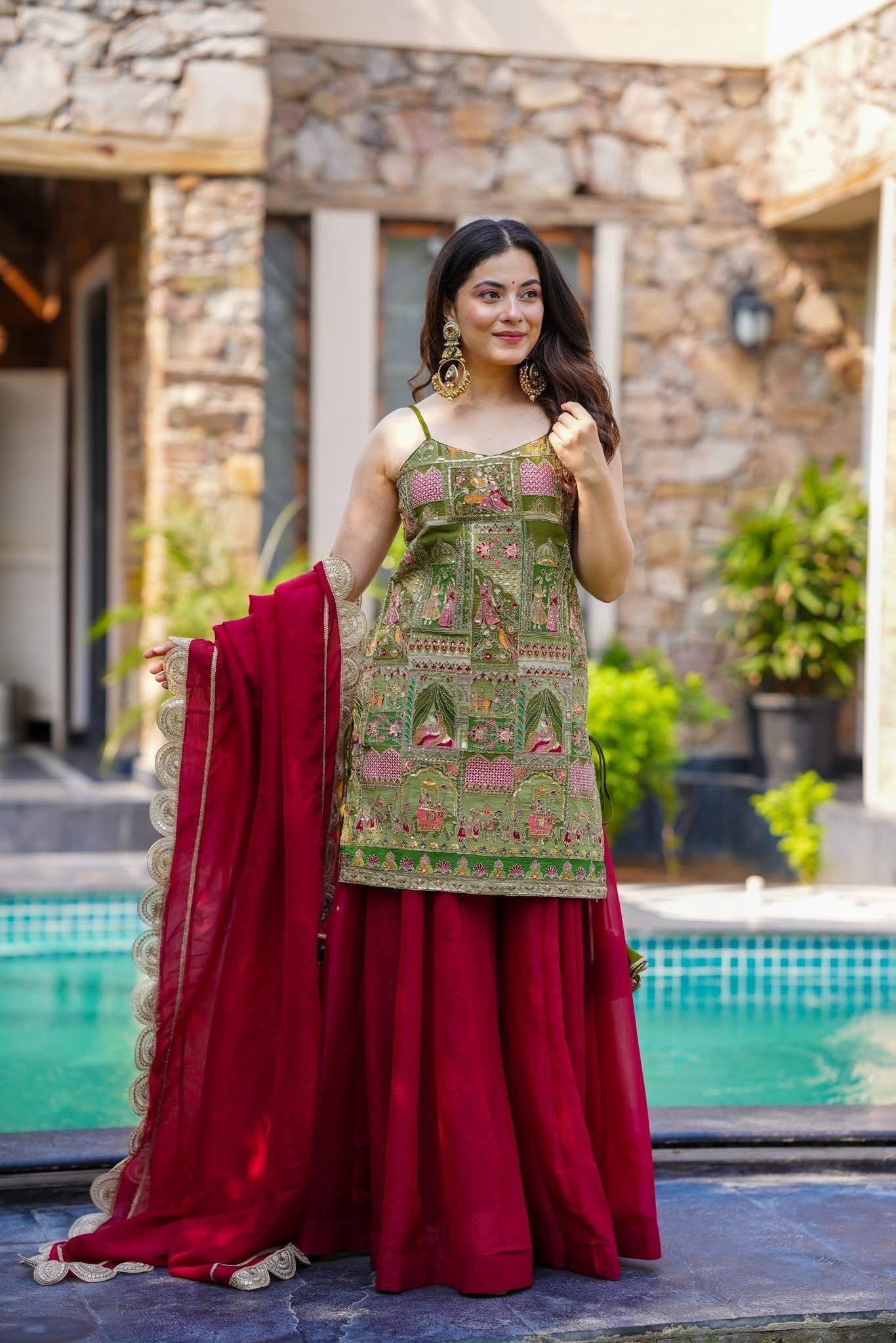 Pankhuri Embroidered Kurta Set
