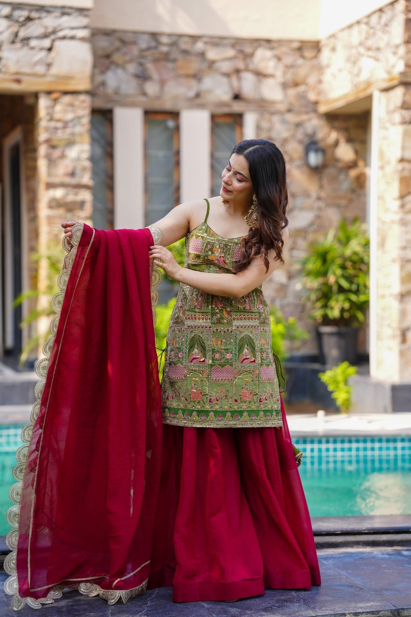 Pankhuri Embroidered Kurta Set