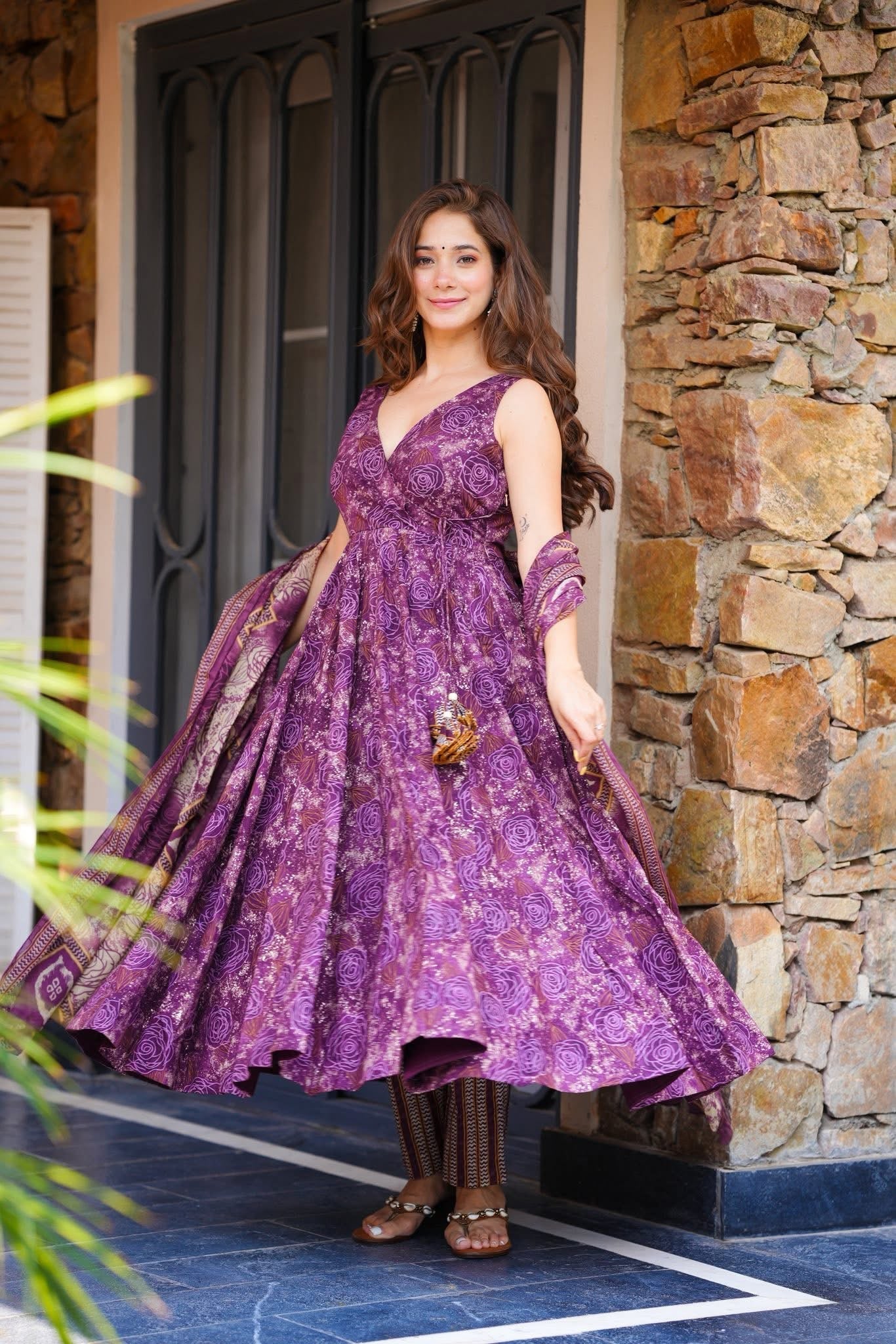 Pushkar Phool Cotton Suit Set