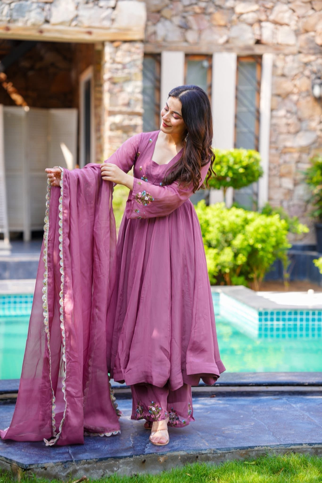 Gulaabi Chowk Kurta Set