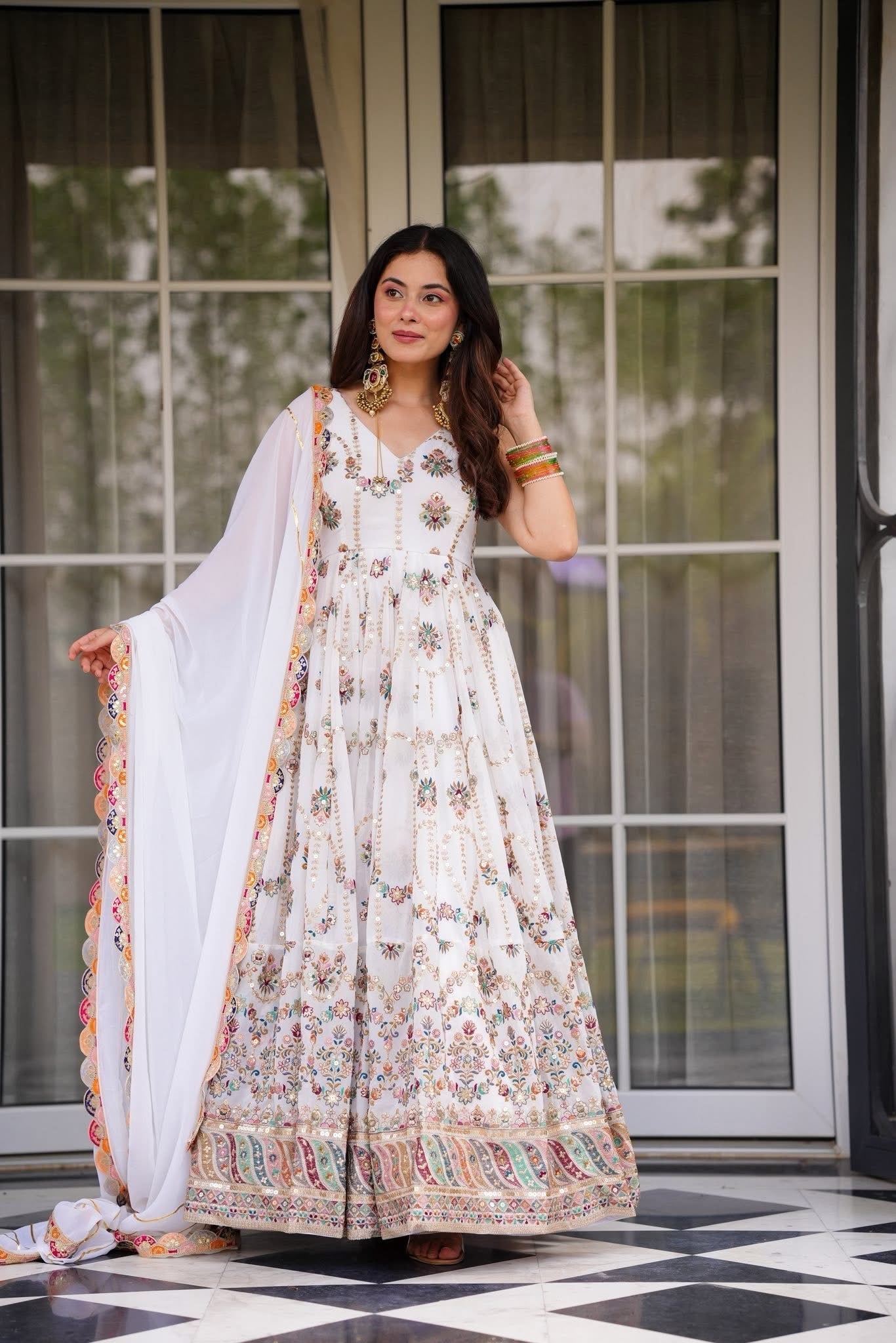Ishnoor Heavy Maxi Set