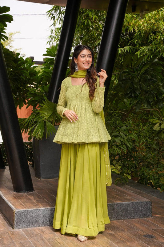 Aaria Leaf Suit Set