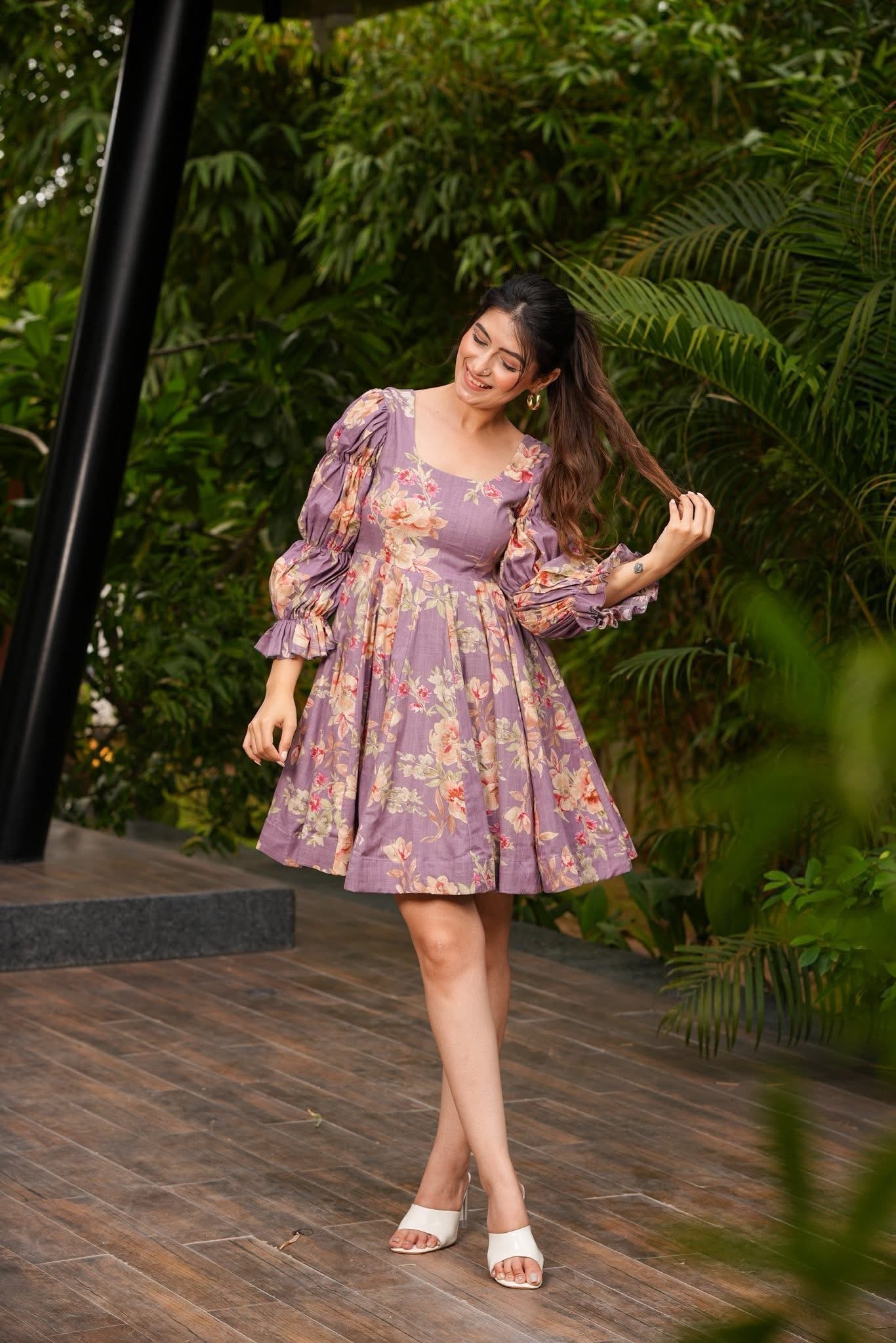 Florique Puff Dress