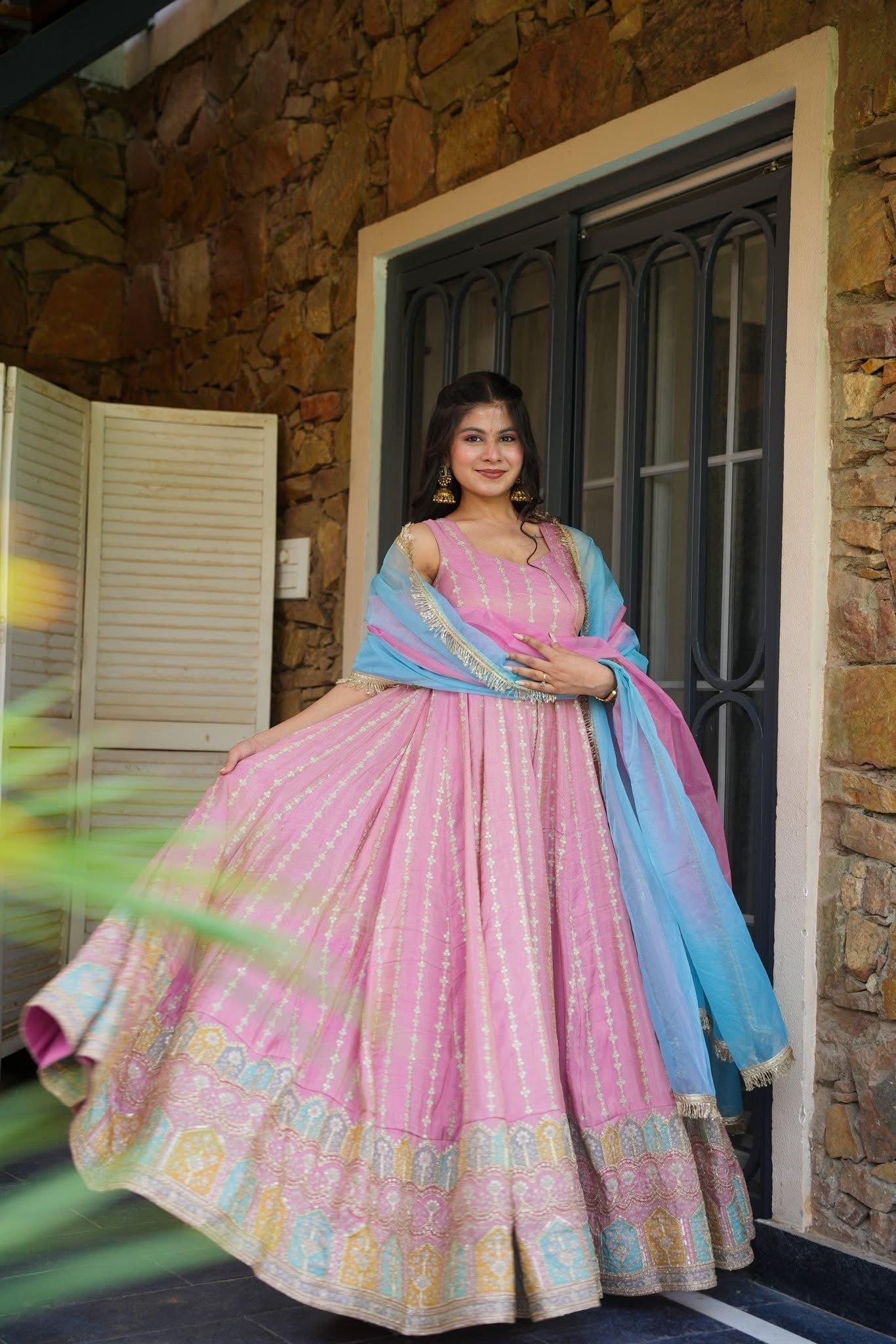 Dreamscape Pink Maxi Set