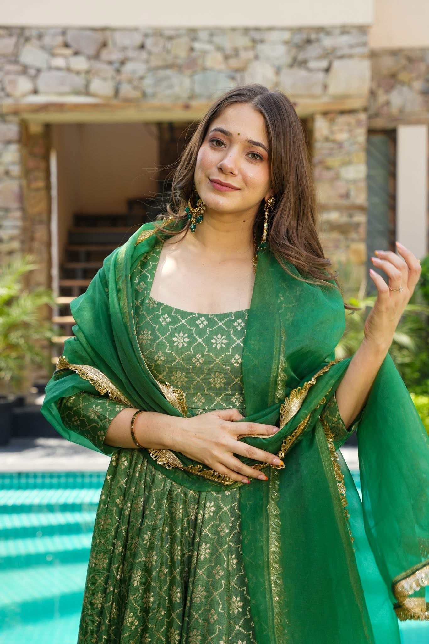 Anaya Silk Suit Set