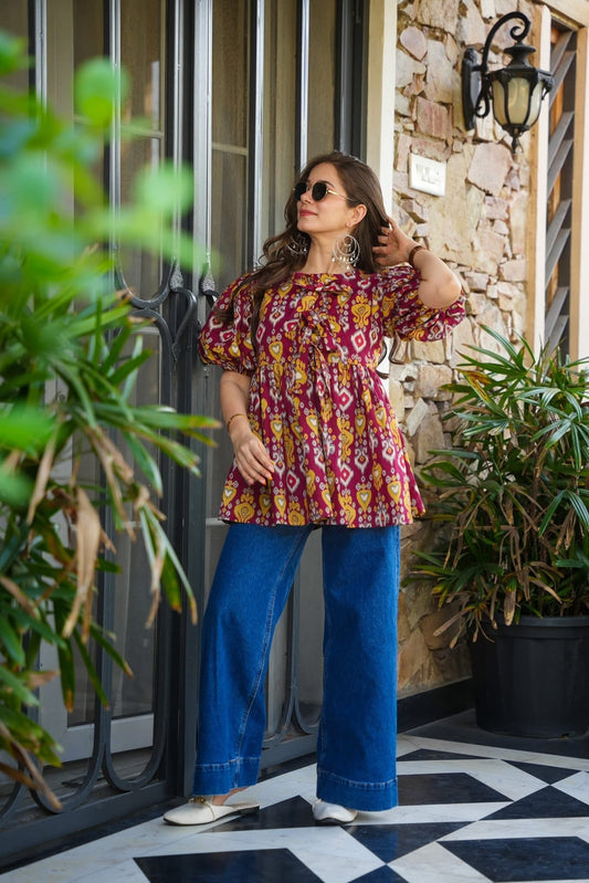 Rust Solace Cotton Top